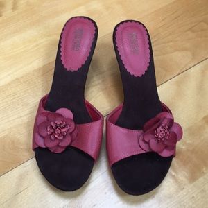 Red sandals
